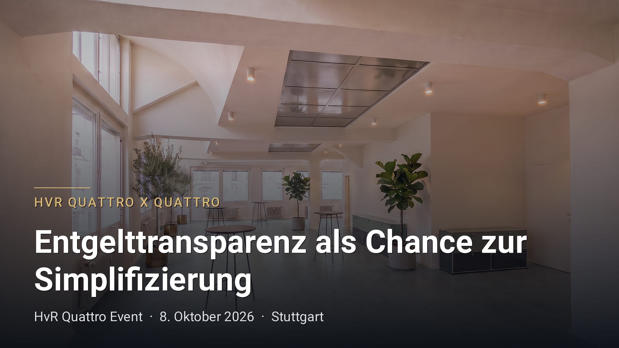 Pay Transparency as an Opportunity for Simplification | HvR Quattro Event